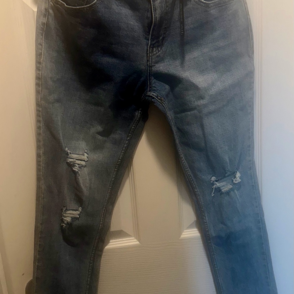 RSQ Blue Distressed Skinny Jeans